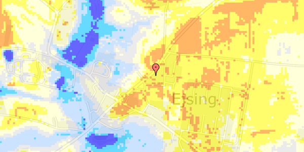 Ekstrem regn på Gl Landevej 16