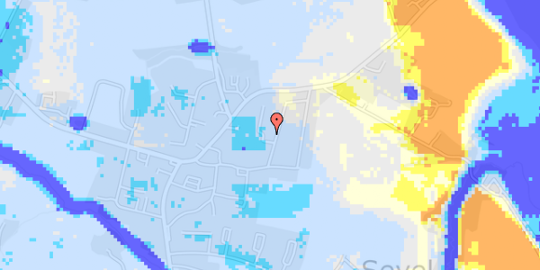 Ekstrem regn på Kirkebakken 7