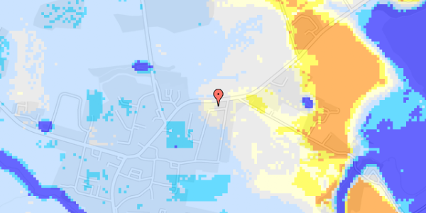 Ekstrem regn på Kirkebakken 19