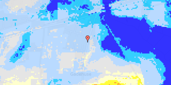 Ekstrem regn på Kirkevej 24