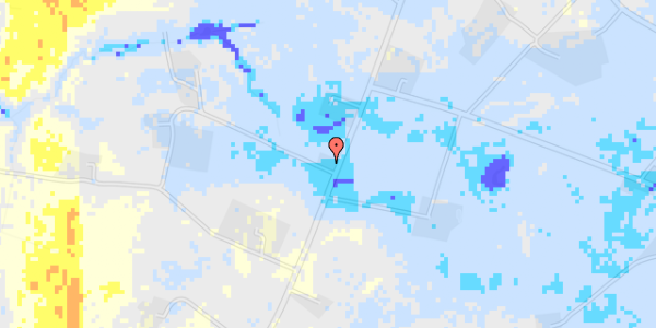 Ekstrem regn på Ryde Møllevej 8