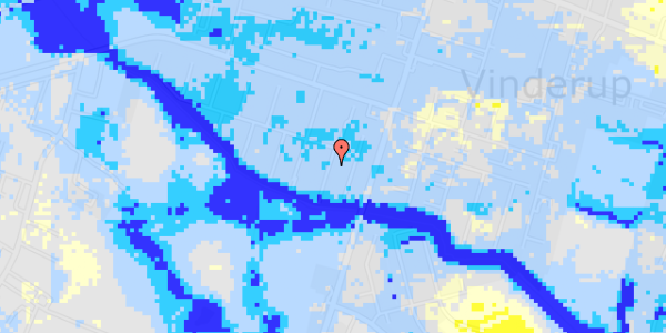 Ekstrem regn på Vesterlund 114