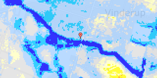 Ekstrem regn på Vesterlund 130