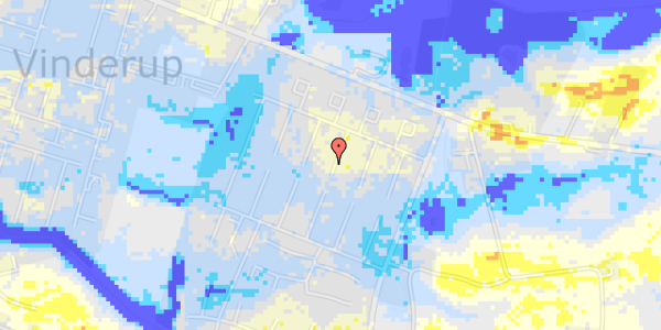 Ekstrem regn på Vindelevgård 57