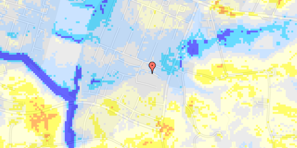 Ekstrem regn på Vindelevgård 135