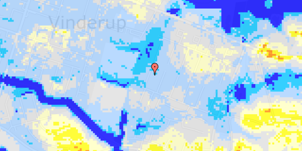 Ekstrem regn på Vindelevgård 174