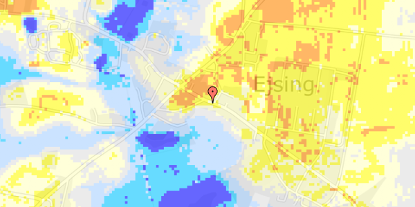 Ekstrem regn på Vinderupvej 6