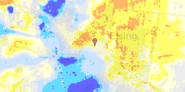 Ekstrem regn på Vinderupvej 8