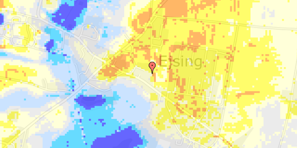 Ekstrem regn på Vinderupvej 25