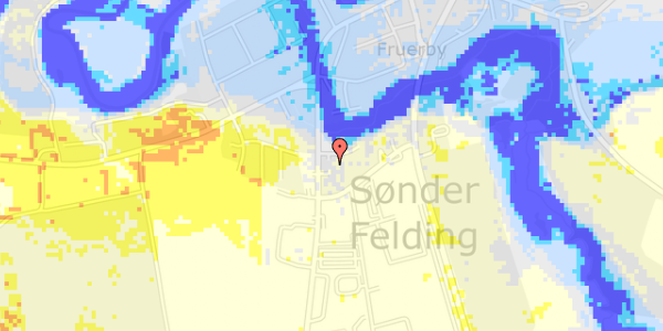 Ekstrem regn på Bjergevej 21C