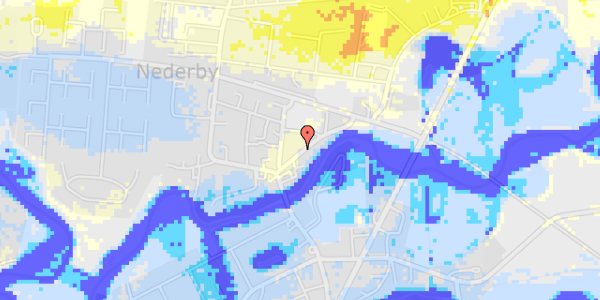 Ekstrem regn på Bredgade 29