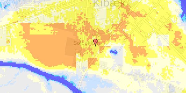 Ekstrem regn på Kastanie Alle 29A