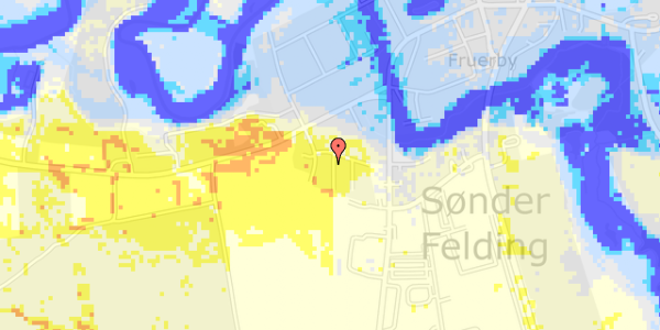 Ekstrem regn på Mølholmvej 4