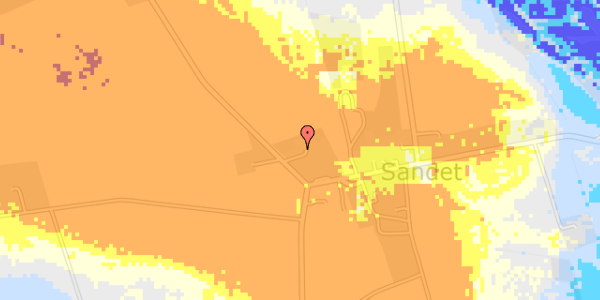 Ekstrem regn på Sandetvej 29