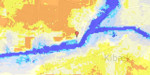 Ekstrem regn på Sandfeld Alle 3