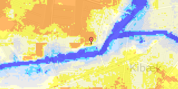 Ekstrem regn på Sandfeld Alle 15