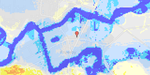 Ekstrem regn på Skovbjergvej 5, 1. tv