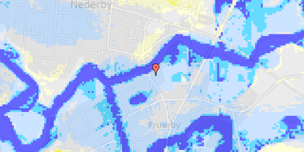 Ekstrem regn på Søndergade 1