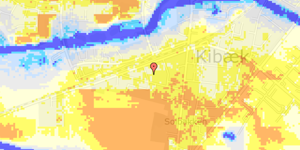 Ekstrem regn på Vester Alle 10D, st. 