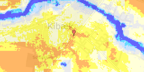 Ekstrem regn på Østergade 38