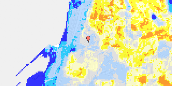 Ekstrem regn på Adelgade 42