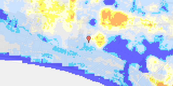 Ekstrem regn på Basbjergvej 1