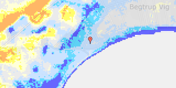 Ekstrem regn på Begtrupvig Strandvej 9A