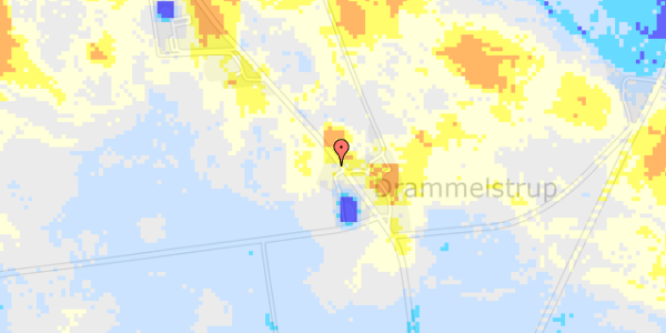 Ekstrem regn på Drammelstrupvej 7