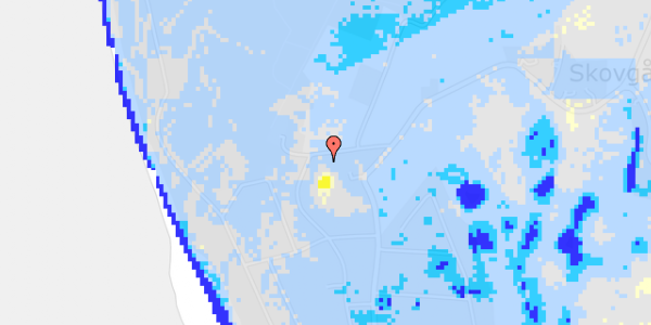 Ekstrem regn på Egernstien 1