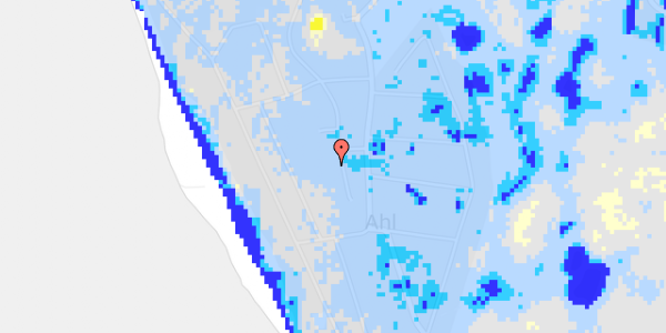 Ekstrem regn på Egernstien 22