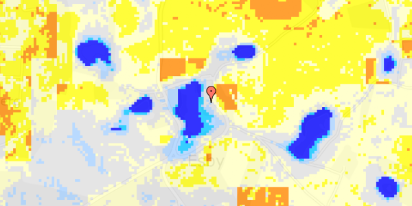 Ekstrem regn på Esby Bygade 8