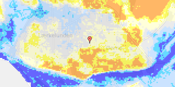 Ekstrem regn på Falkevej 5