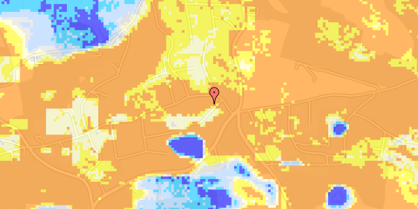 Ekstrem regn på Flintholmsvej 2