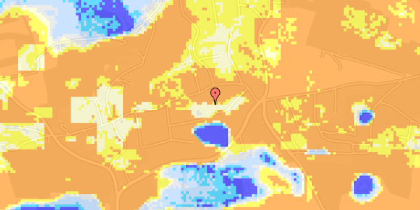 Ekstrem regn på Flintholmsvej 8