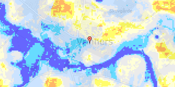 Ekstrem regn på Gl. Elkærvej 8