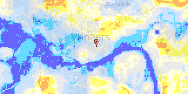 Ekstrem regn på Gl. Elkærvej 16