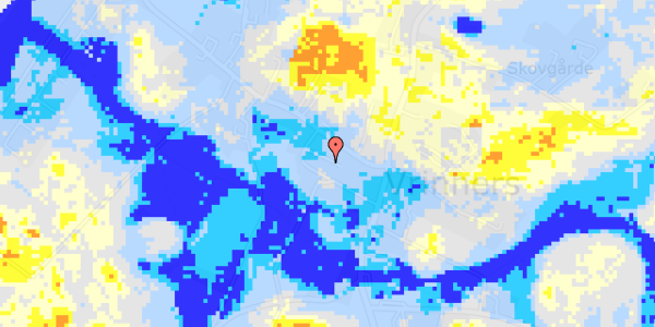 Ekstrem regn på Gyden 12