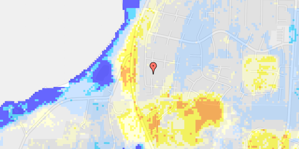 Ekstrem regn på Herman Bangs Vej 3