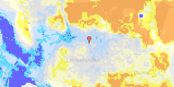 Ekstrem regn på Høgevej 5