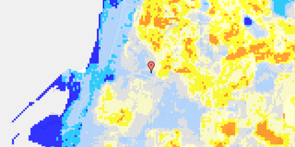 Ekstrem regn på Jernbanegade 29