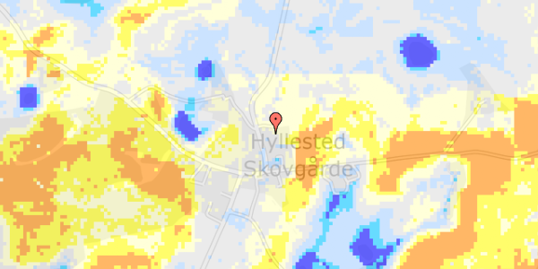 Ekstrem regn på Jægergårdsvej 2A