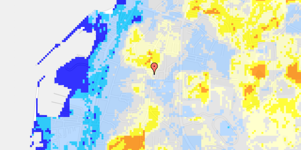 Ekstrem regn på Kirkegårdsvej 2