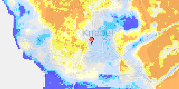 Ekstrem regn på Knebel Bygade 27