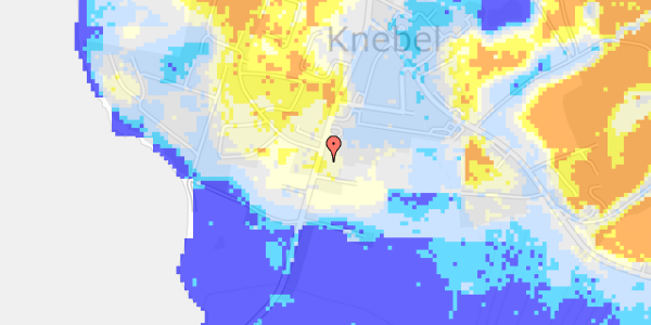 Ekstrem regn på Knebel Bygade 37