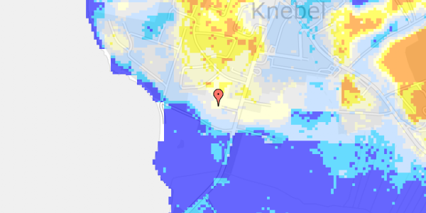 Ekstrem regn på Knebel Bygade 72