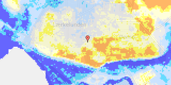 Ekstrem regn på Lærkelundsvej 45