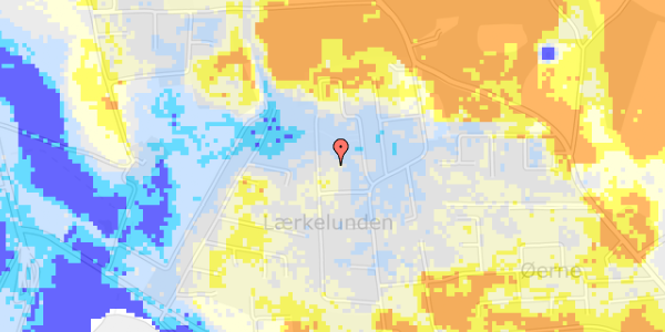 Ekstrem regn på Lærkevænget 32