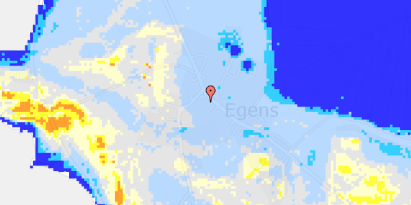 Ekstrem regn på Molsvej 50