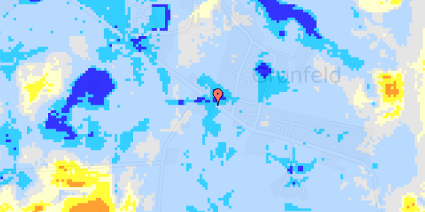 Ekstrem regn på Molsvej 98A