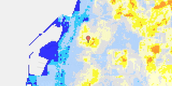 Ekstrem regn på Overgade 8